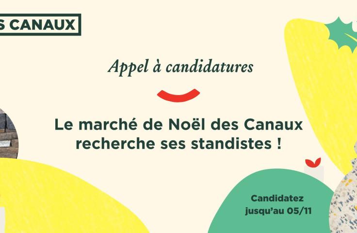 Le marché de Noël des Canaux Appel à candidatures