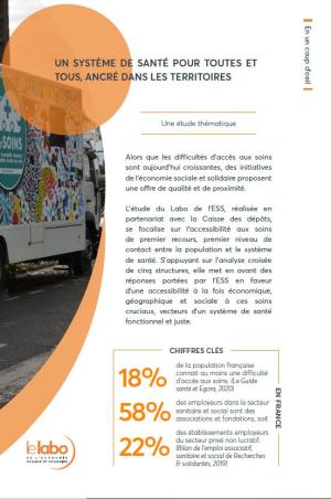 Couverture En un coup d'oeil Santé